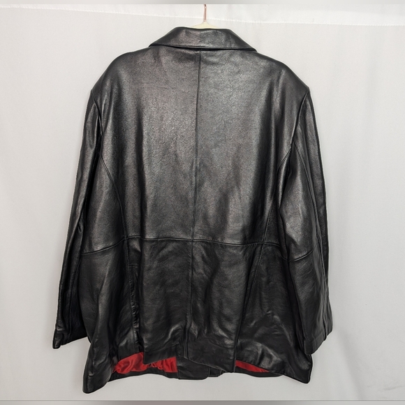Elisabeth by Liz Claiborne Leather Blazer Jacket 3X - Picture 2 of 12